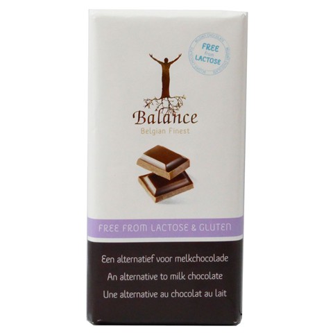  Tableta de Chocolate Balance Sin Lactosa y Gluten 85 Grs